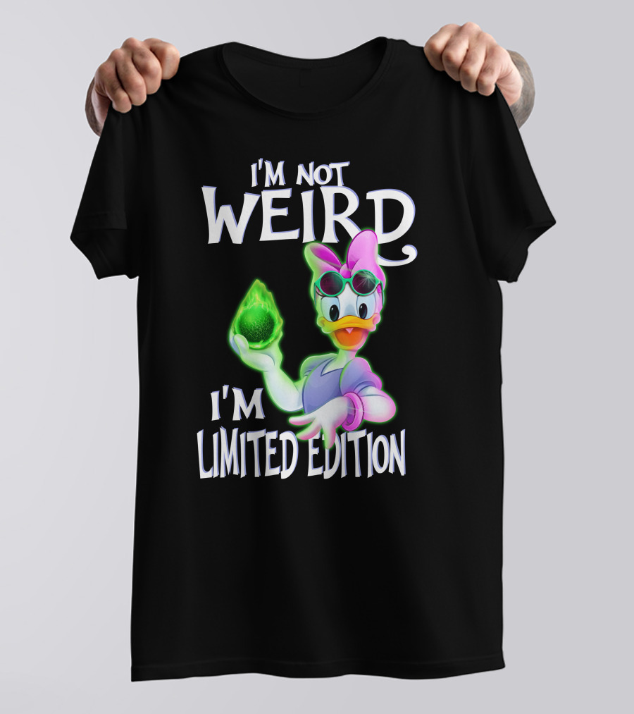 I'm Not Weird I'm Daisy Duck With Green Energy Sphere T-Shirt