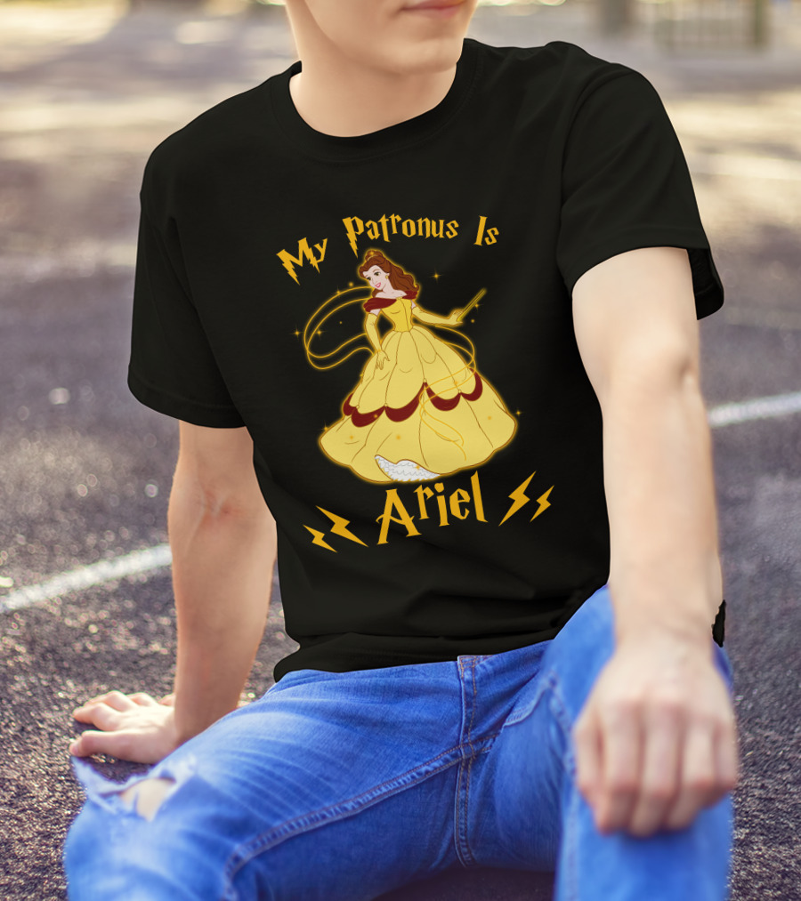 My Patronus Is Ariel Belle Disney Princesses Crossover T-Shirt