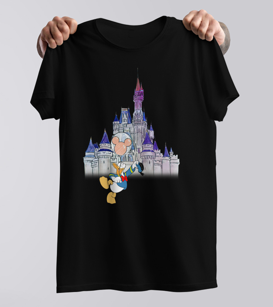 Donald Castle Mickey Balloon T-Shirt