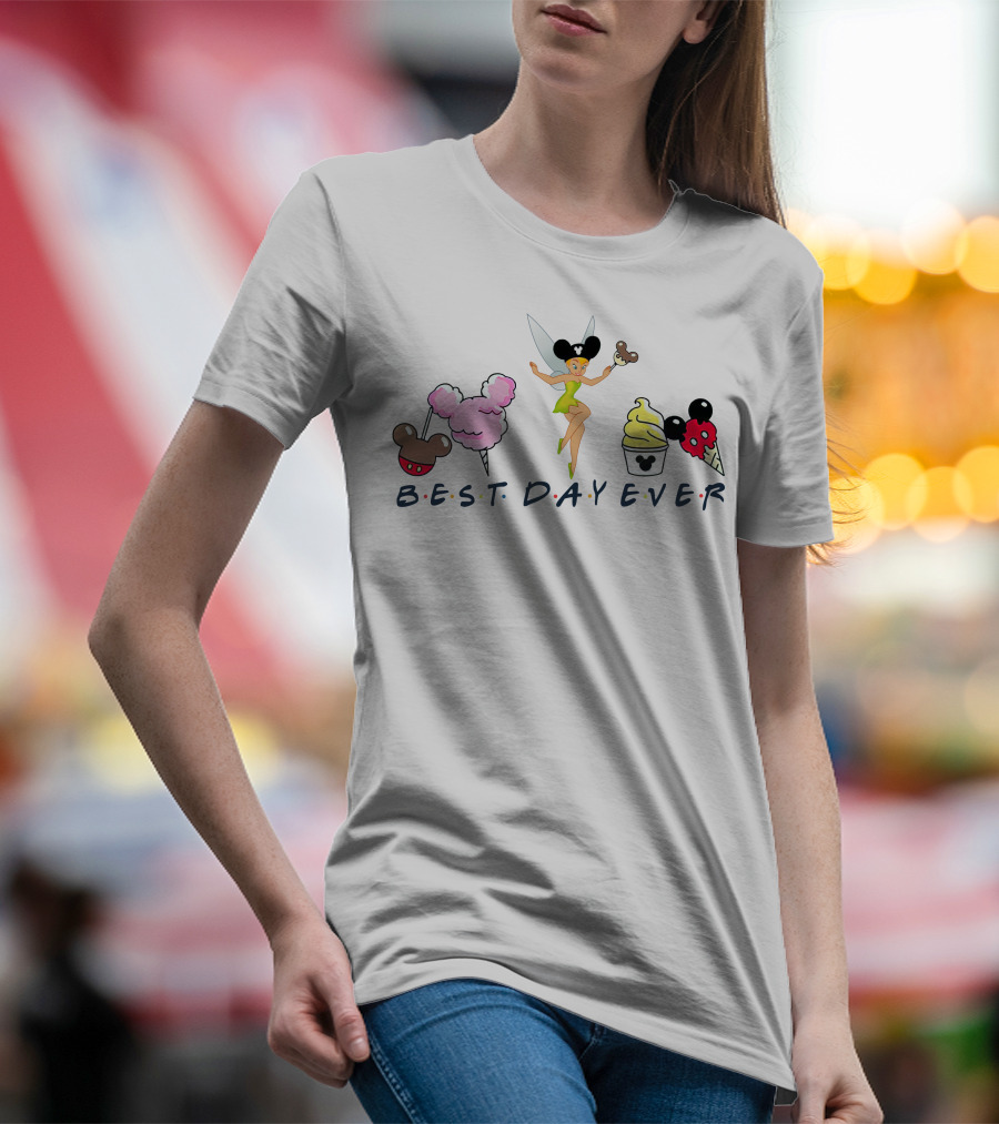 Best Day Ever Tinker Bell And Disney Treats T-Shirt