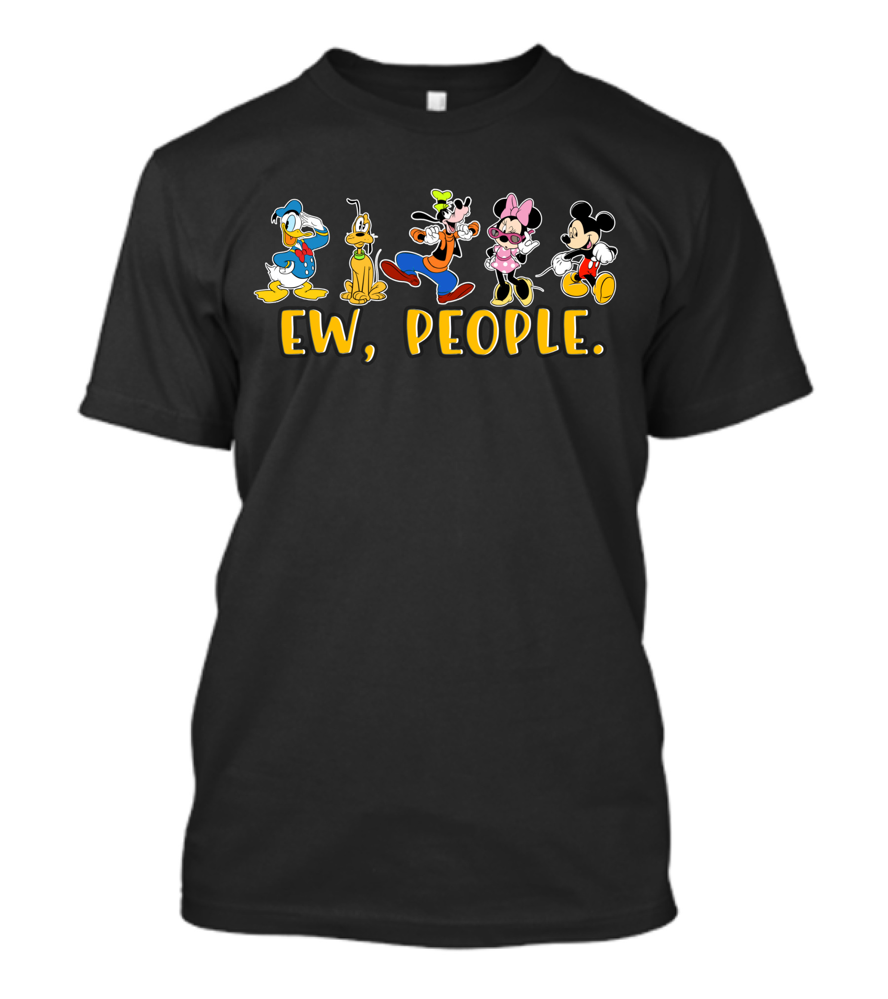 Mickey Friends Ew People Donald Pluto Goofy Minnie T-Shirt