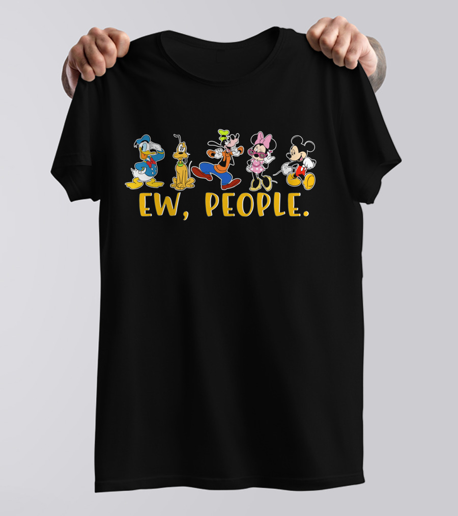 Mickey Friends Ew People Donald Pluto Goofy Minnie T-Shirt