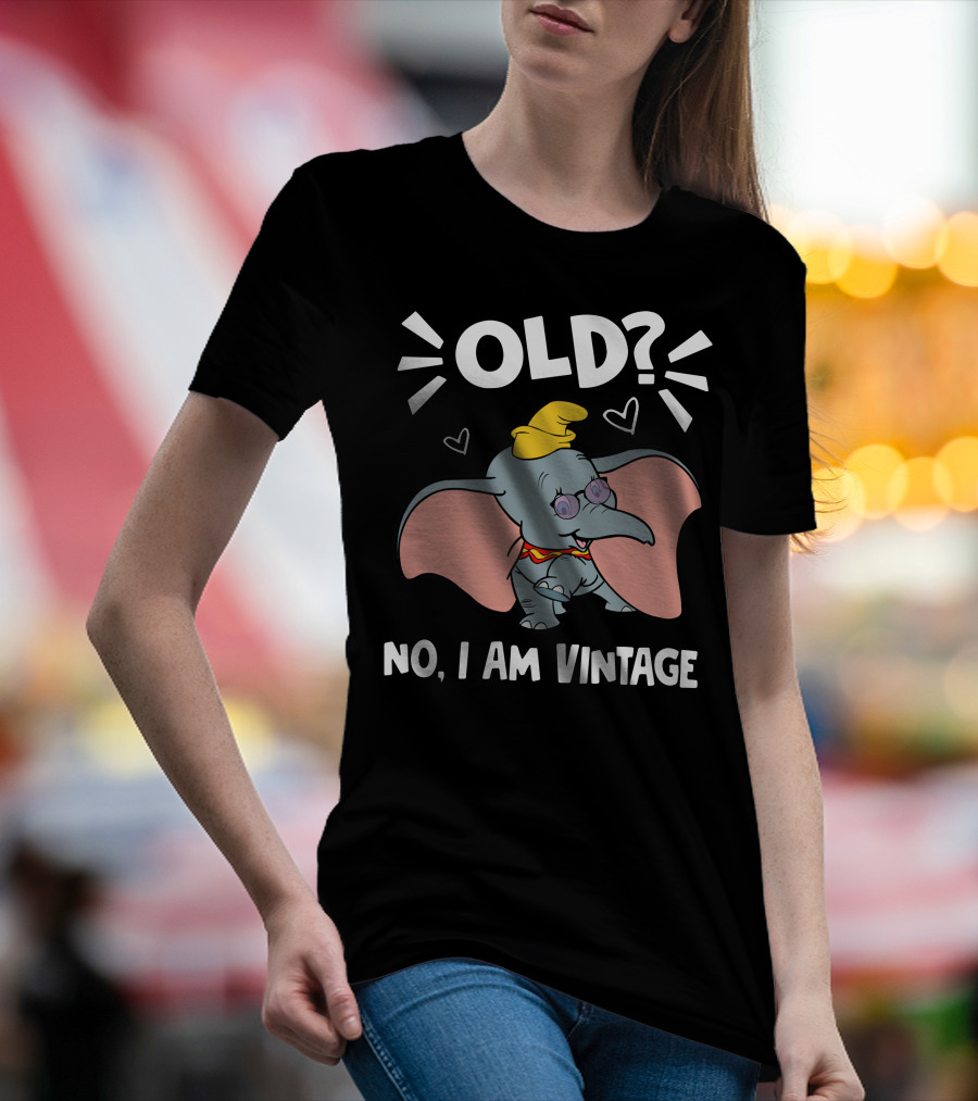 Dumbo Old No I Am Vintage T-Shirt