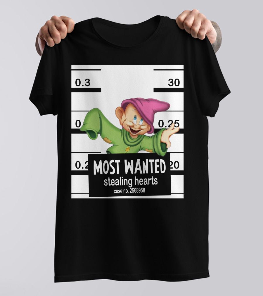 Most Wanted Stealing Hearts Dopey Case No. 2568958 T-Shirt