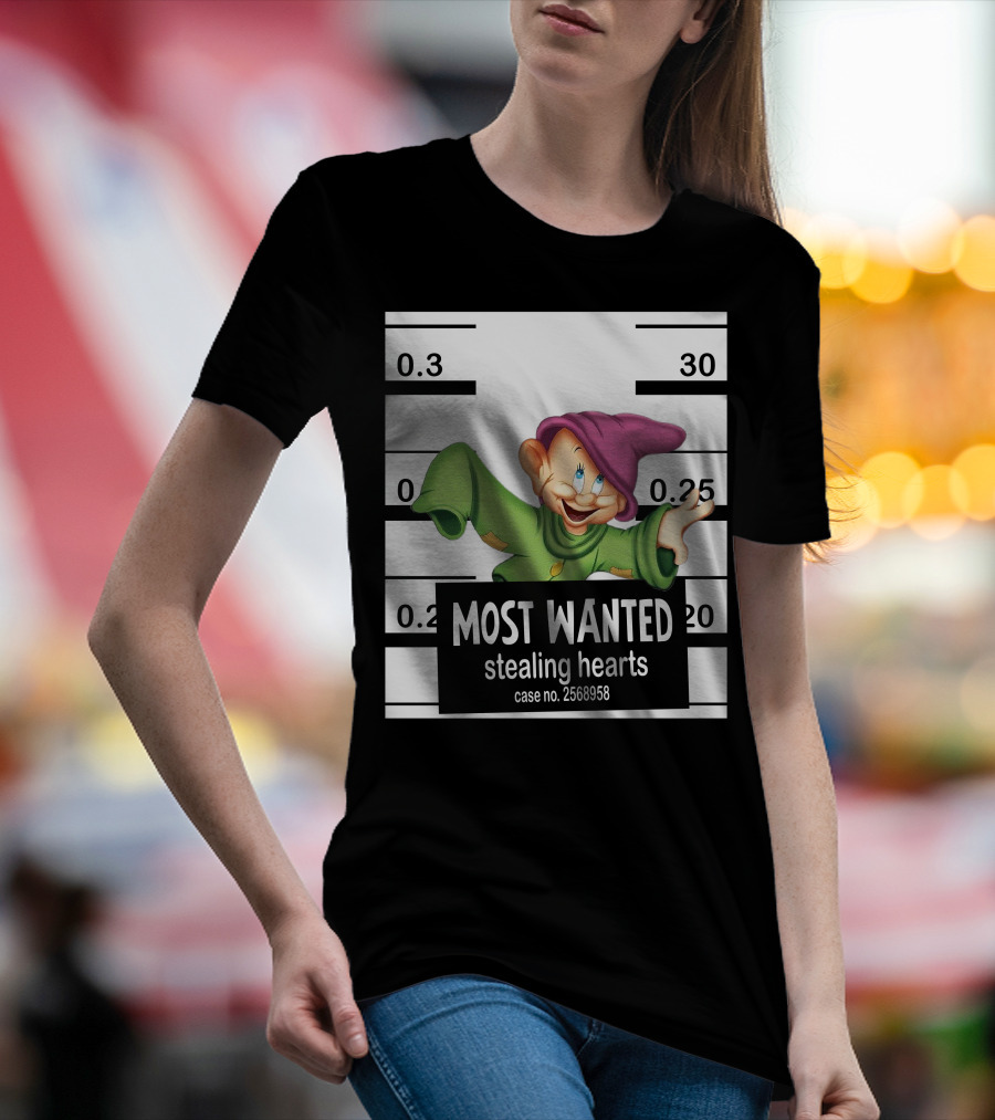 Most Wanted Stealing Hearts Dopey Case No. 2568958 T-Shirt