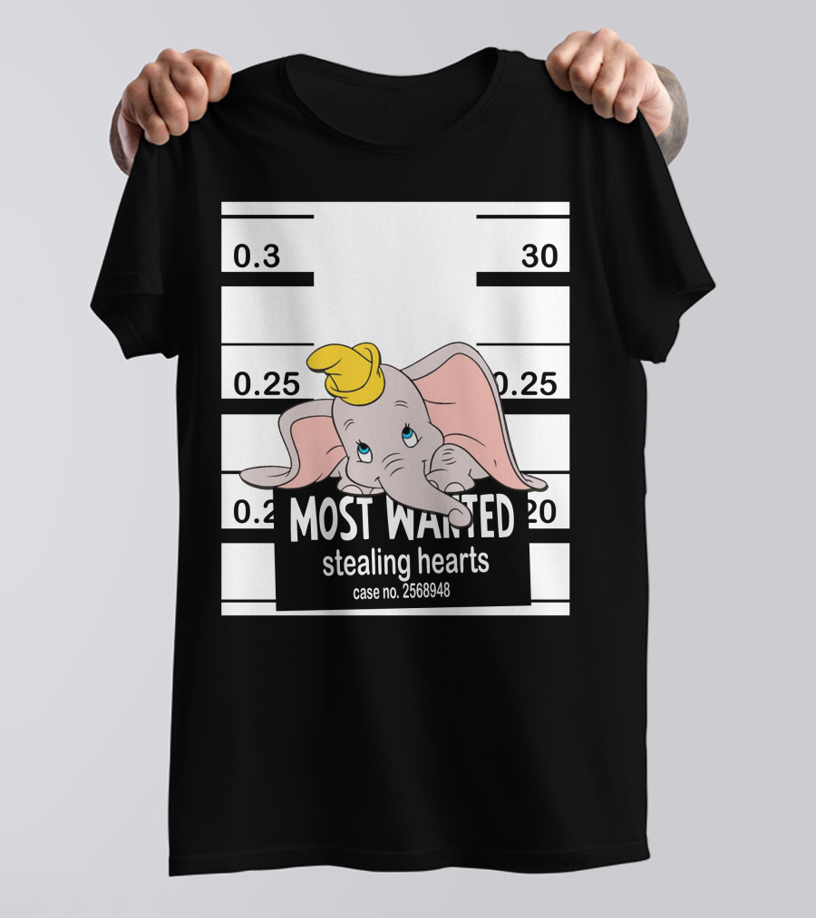 Dumbo Most Wanted Stealing Hearts Case No. 2568948 T-Shirt