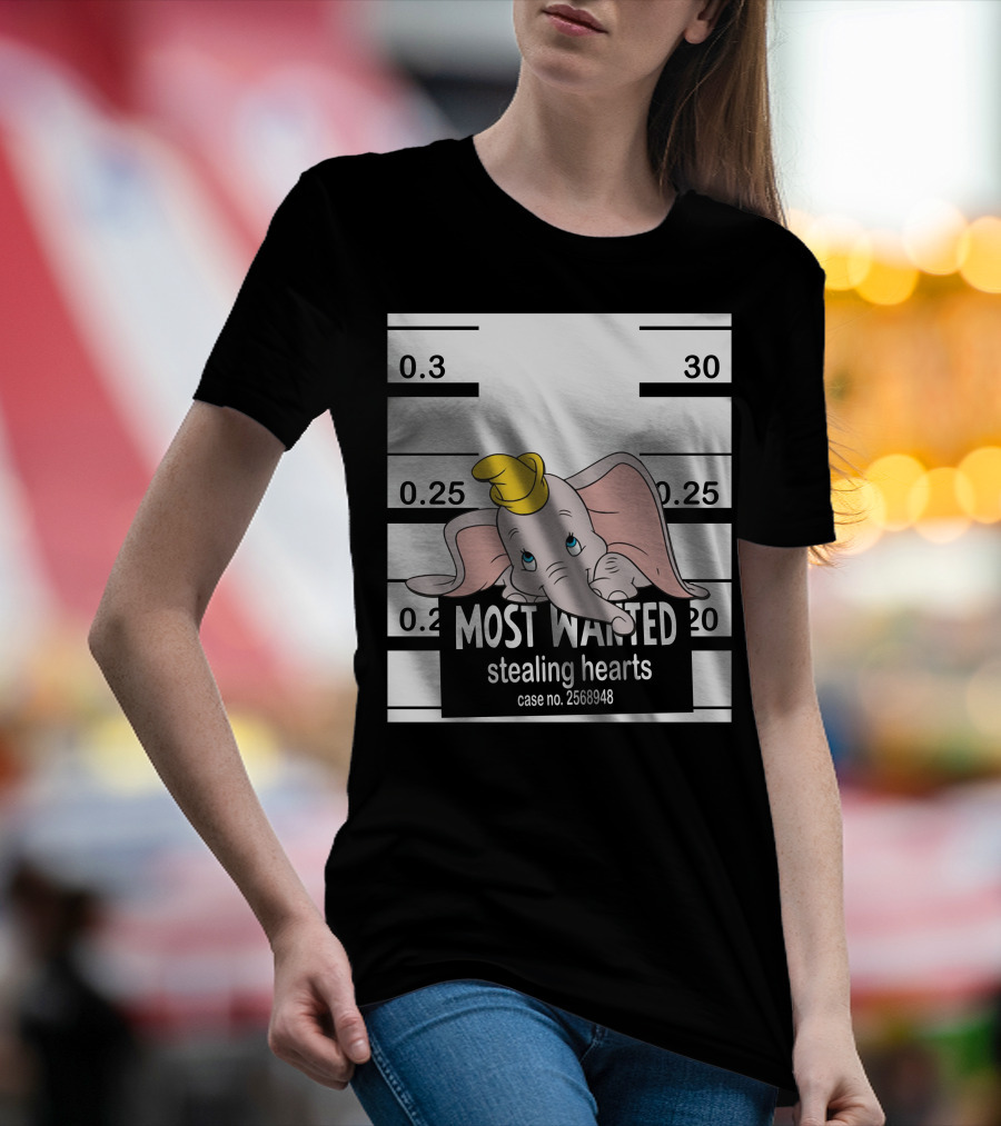 Dumbo Most Wanted Stealing Hearts Case No. 2568948 T-Shirt