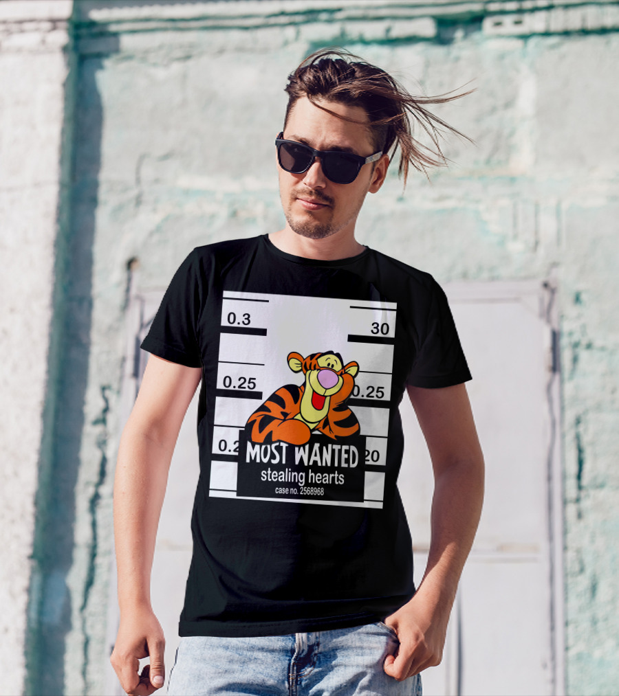 Most Wanted Tigger Stealing Hearts Case No. 2568968 T-Shirt
