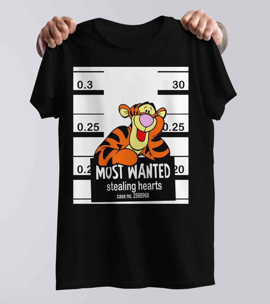 Most Wanted Tigger Stealing Hearts Case No. 2568968 T-Shirt