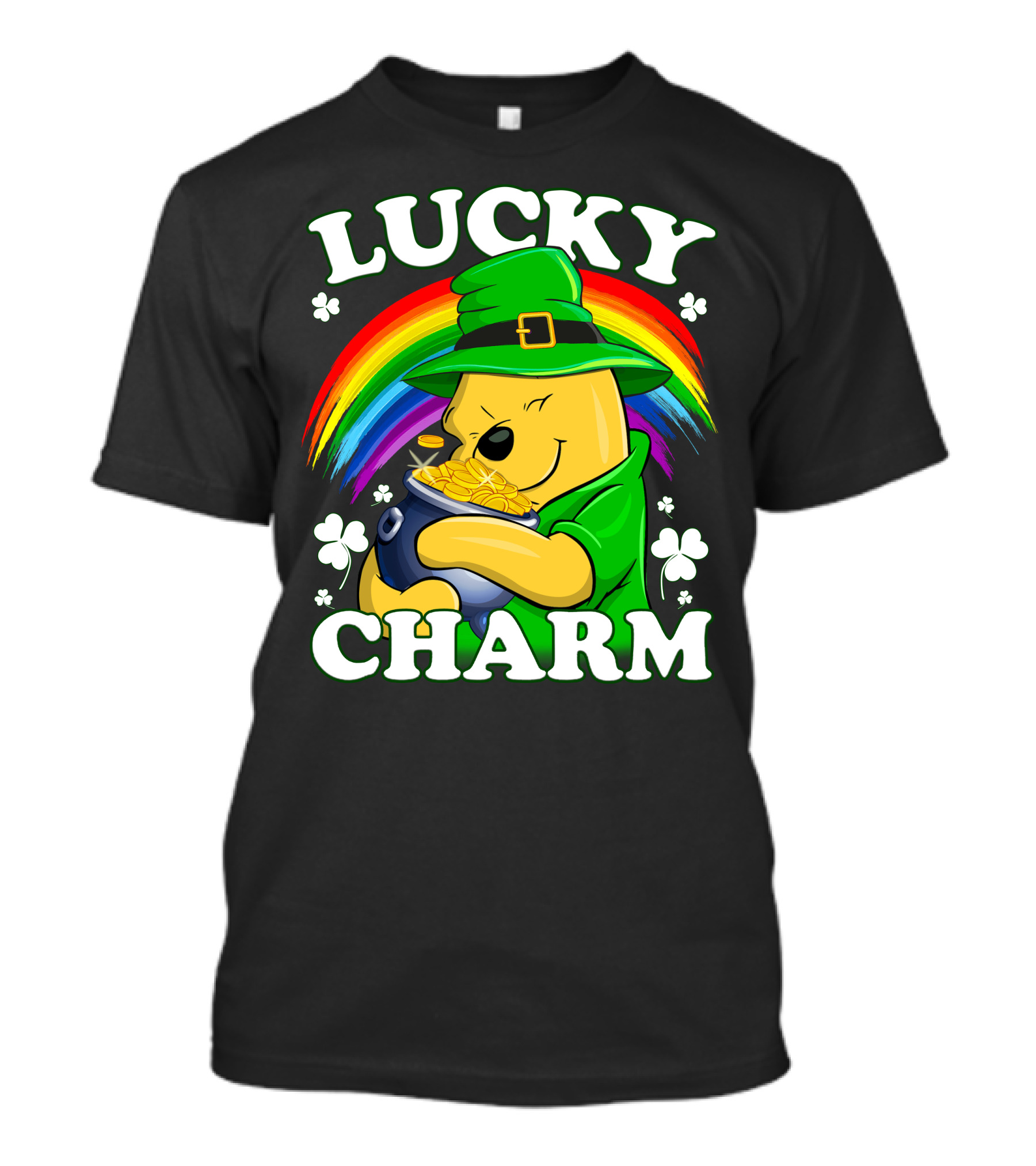 Lucky Charm Rainbow Bear St. Patrick's Day T-Shirt