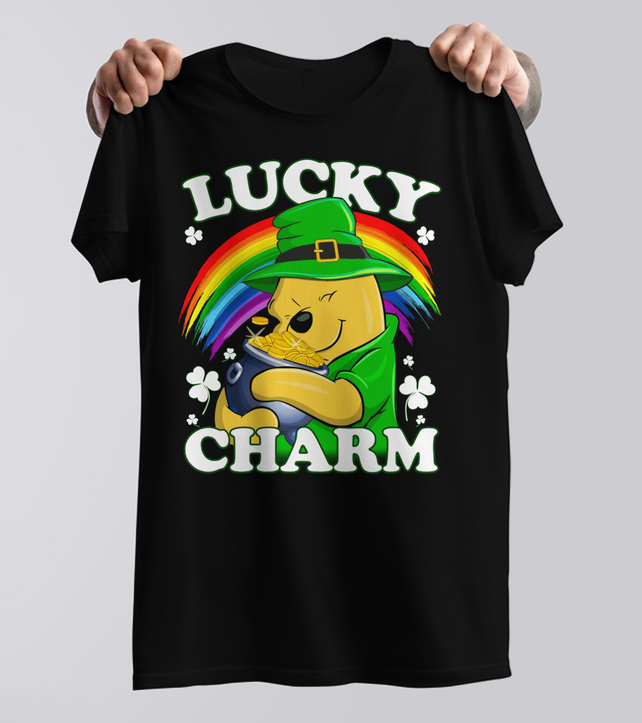 Lucky Charm Rainbow Bear St. Patrick's Day T-Shirt