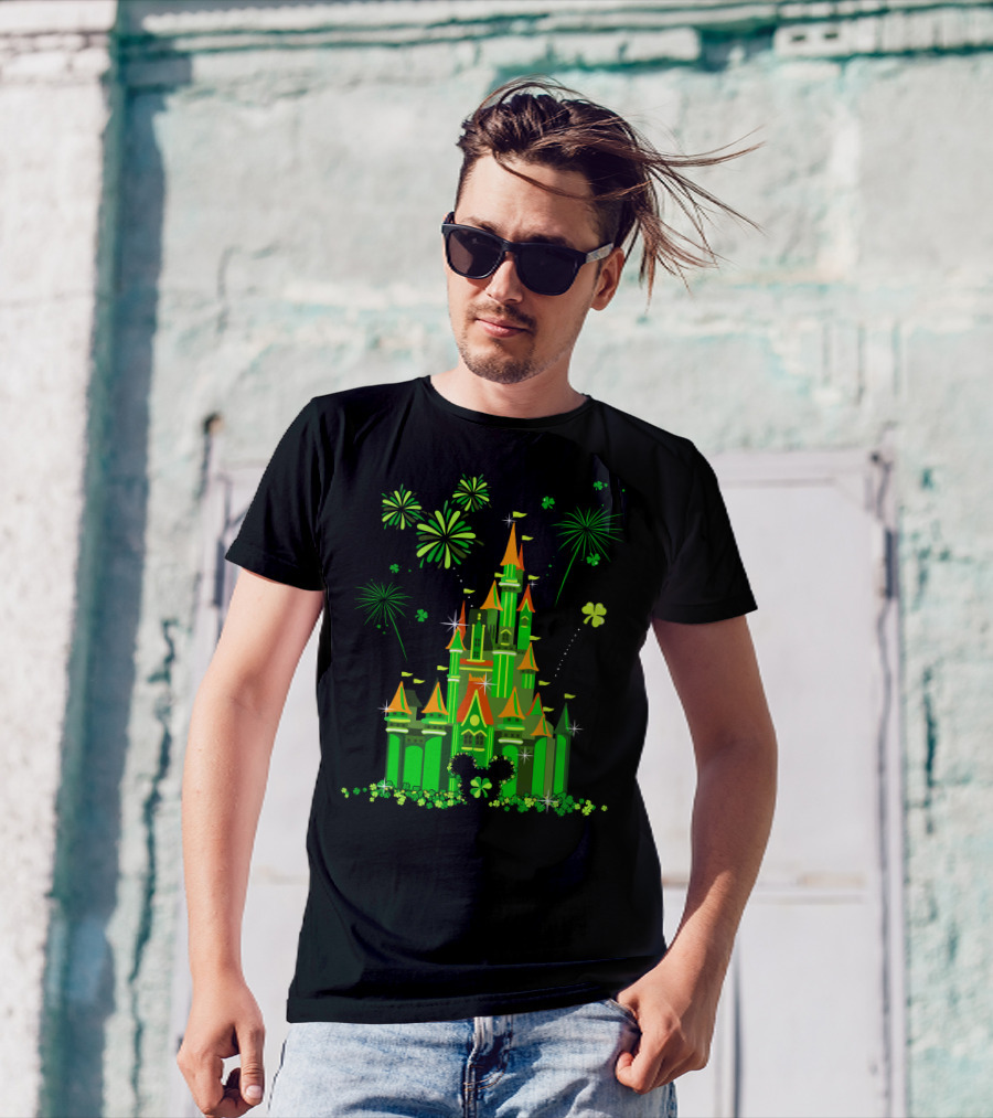 PATRICK CASTLE SHAMROCK FIREWORKS T-Shirt