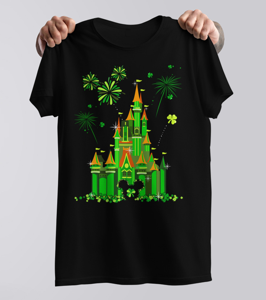 PATRICK CASTLE SHAMROCK FIREWORKS T-Shirt
