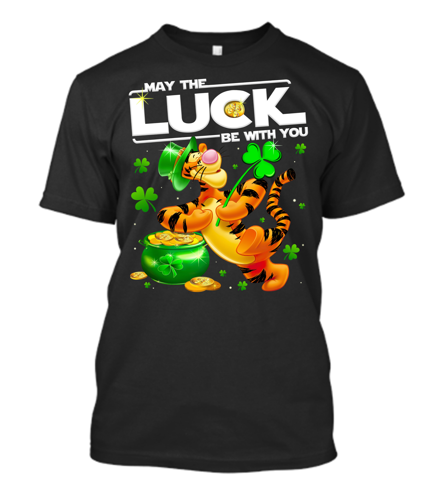 May The Luck Be With You Tigger T-Shirt
