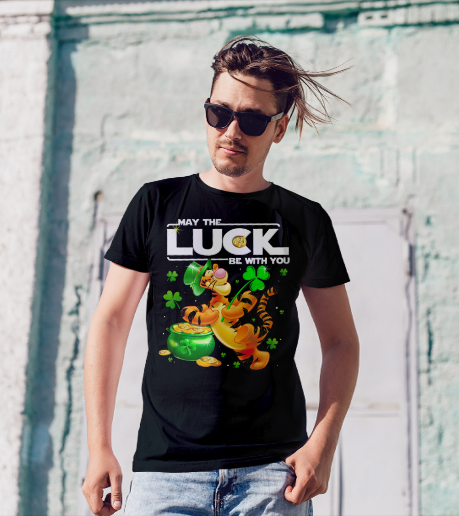 May The Luck Be With You Tigger T-Shirt