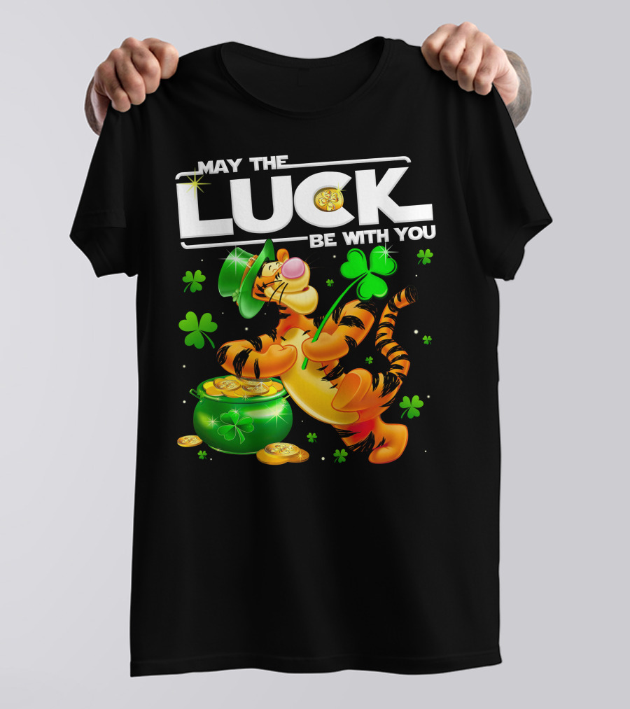 May The Luck Be With You Tigger T-Shirt