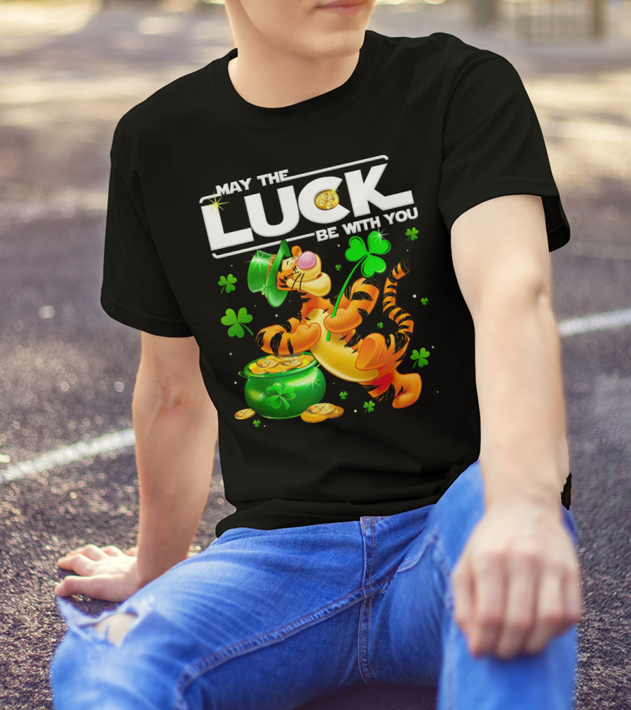May The Luck Be With You Tigger T-Shirt