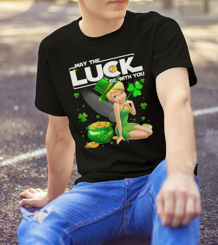 May The Luck Be With You Tinker Bell T-Shirt
