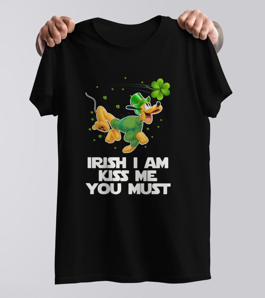 Irish I Am Kiss Me You Must Pluto St. Patrick's Day T-Shirt