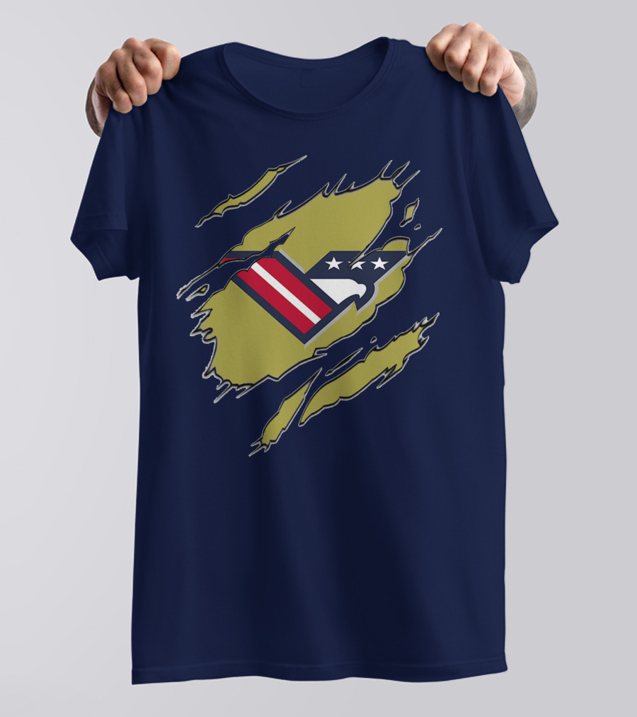 Washington Valor American Football Eagle Stars Stripes T-Shirt