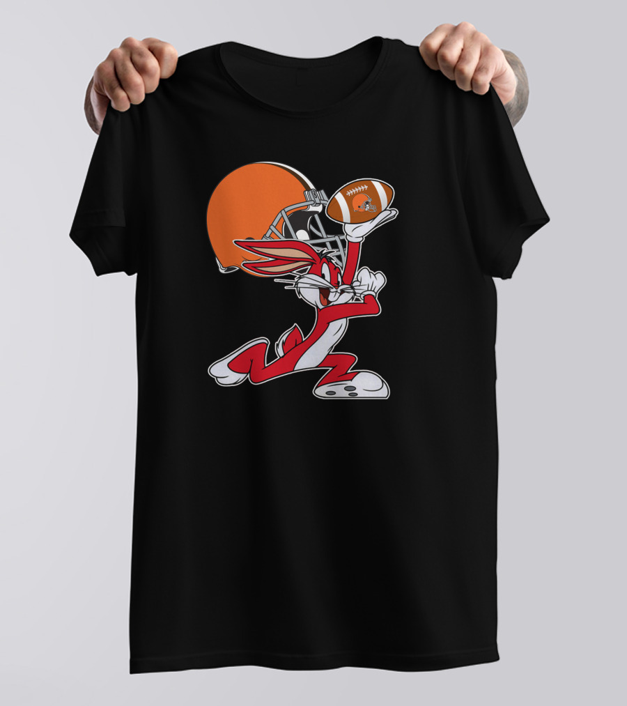 Cleveland Browns Bugs Bunny Football Chiefs T-Shirt