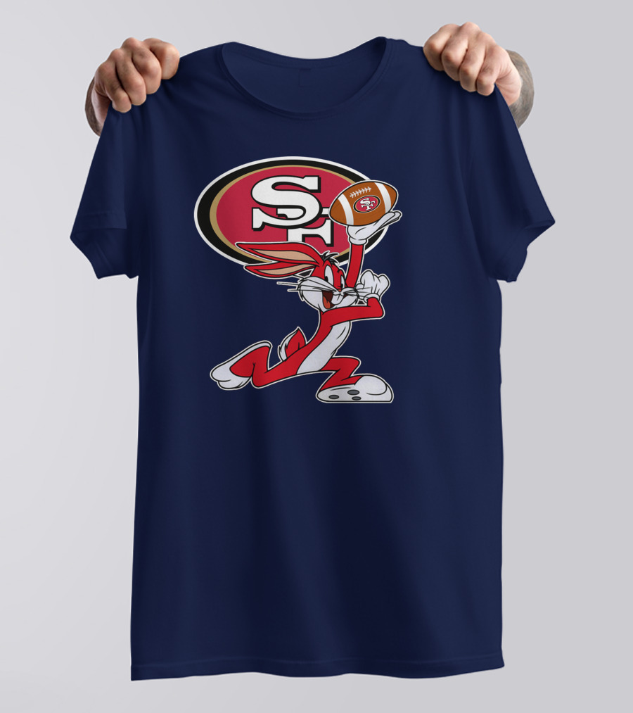 San Francisco 49ers Bugs Bunny Football T-Shirt