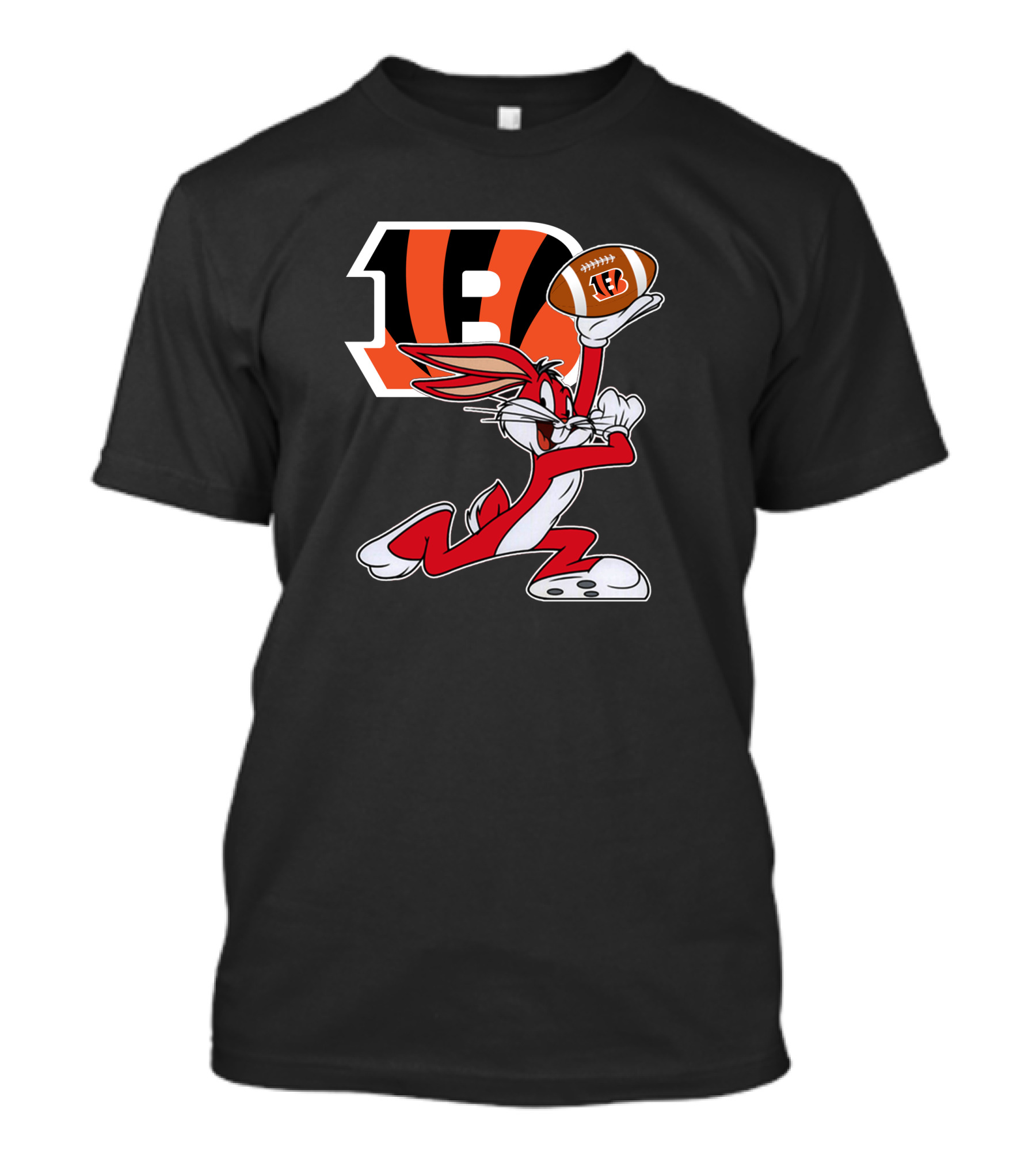 Cincinnati Bengals Bugs Bunny Football Fan T-Shirt