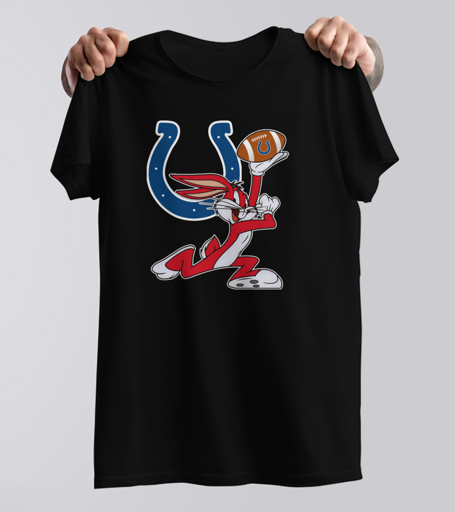 Indianapolis Colts Bugs Bunny Football T-Shirt