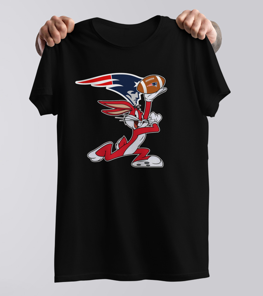 New England Patriots Bugs Bunny Chiefs T-Shirt