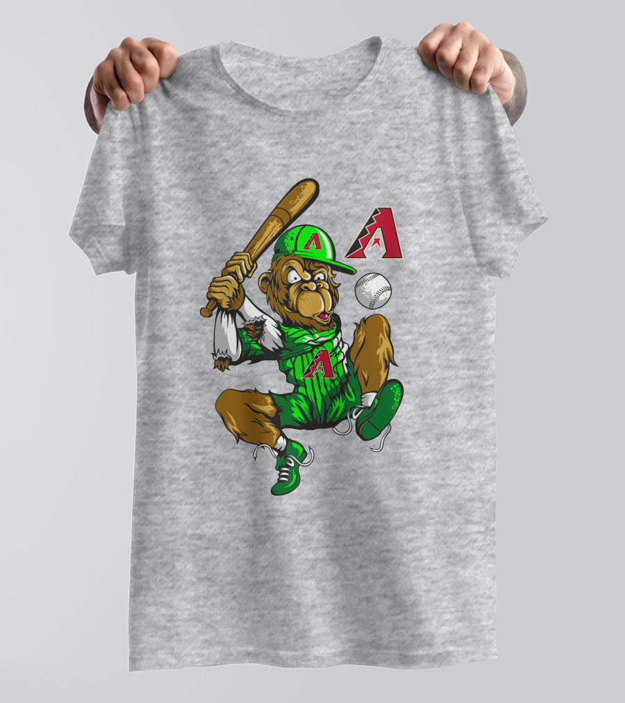 Arizona Diamondbacks Baseball Monkey Home Run Adventure T-Shirt