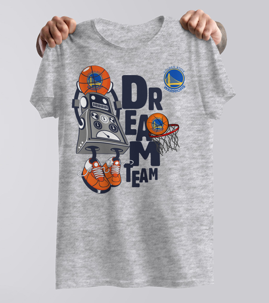 Golden State Warriors Dream Team Robot Basketball Legend T-Shirt