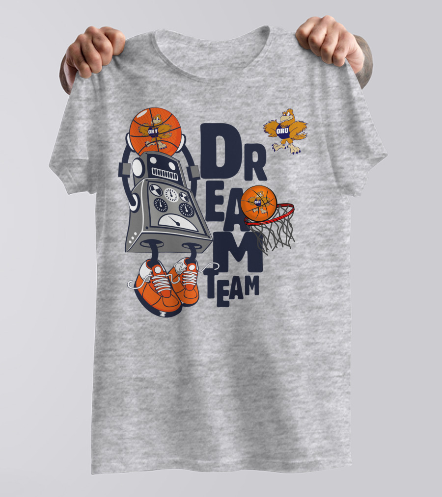 Oru Basketball Robot Mascot Dream Team T-Shirt