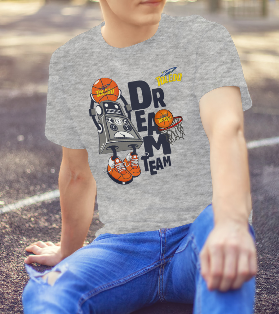 Toledo Rockets Basketball Robot Dream Team T-Shirt