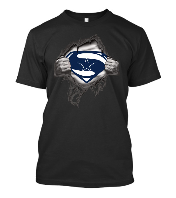Dallas Cowboys Superman Shield Logo T-Shirt