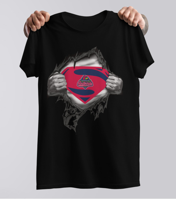 Memphis Redbirds Super Logo Reveal T-Shirt