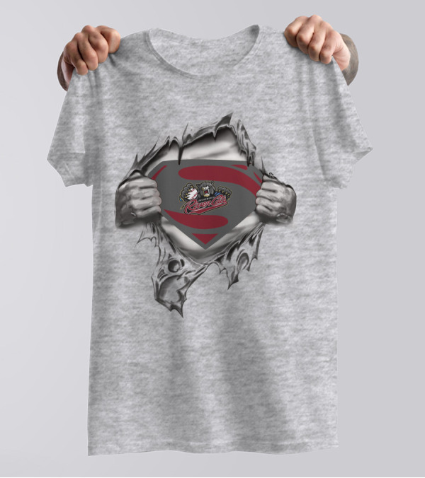 Sacramento River Cats Superman Logo Tear Revealed T-Shirt