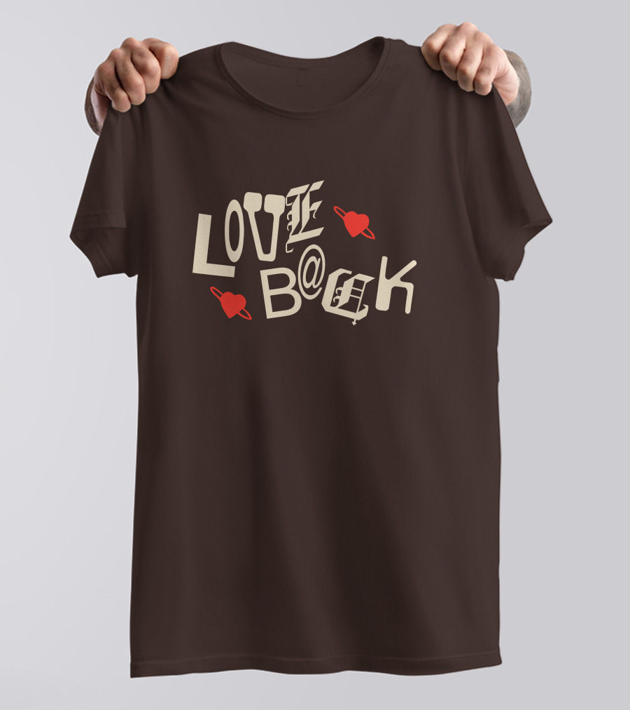 Why Don't We Merch Love Back Cupid Hearts T-Shirt