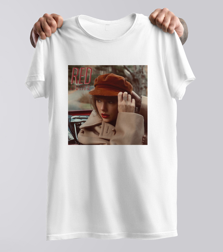 RED Taylor's Version Album Cover The Swift Society T-Shirt