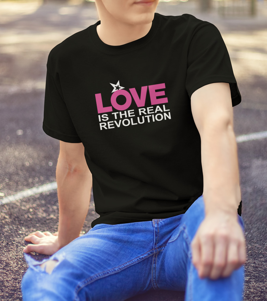 Alessia Pancotti Love Is The Real Revolution Star T-Shirt