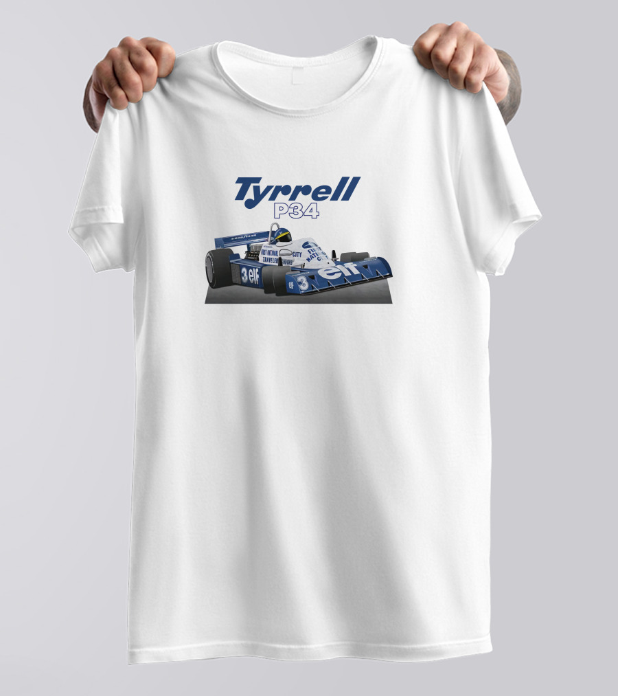 Tyrrell P34 Elf Racing Car Motor Sport Magazine 1977 T-Shirt