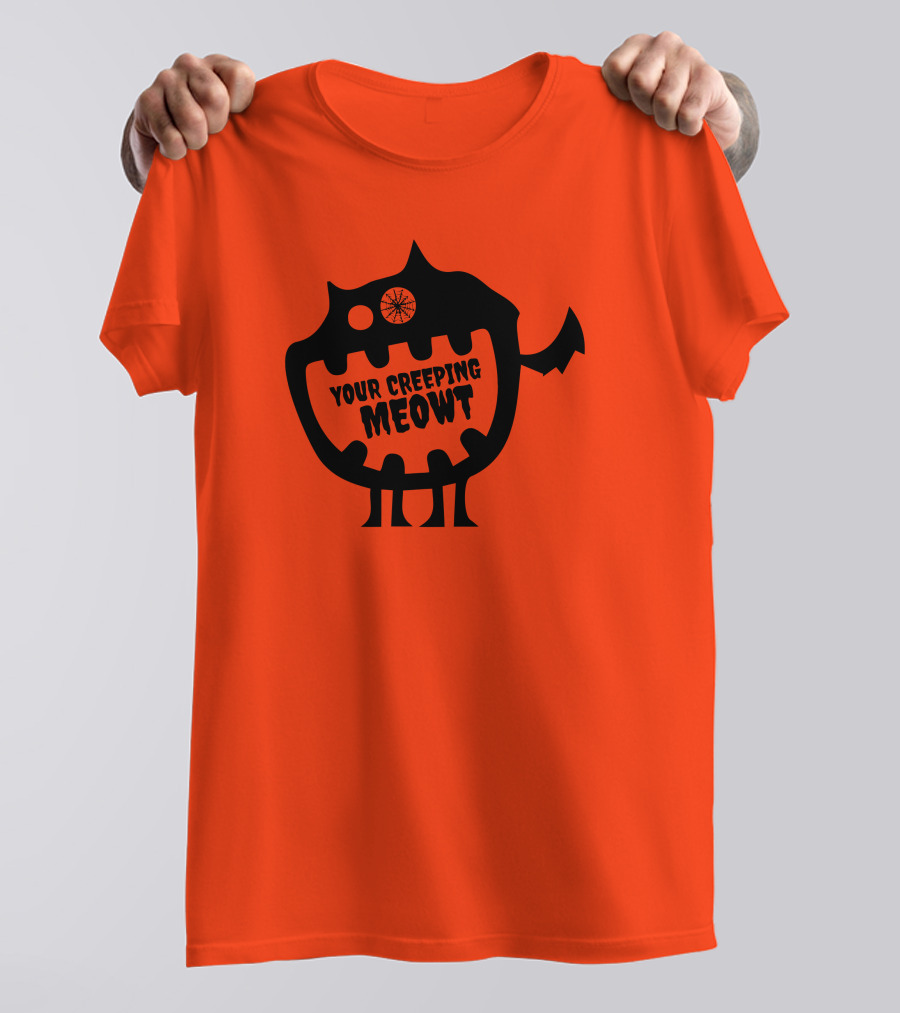 Funcky Designs Your Creeping Meowt Cat T-Shirt