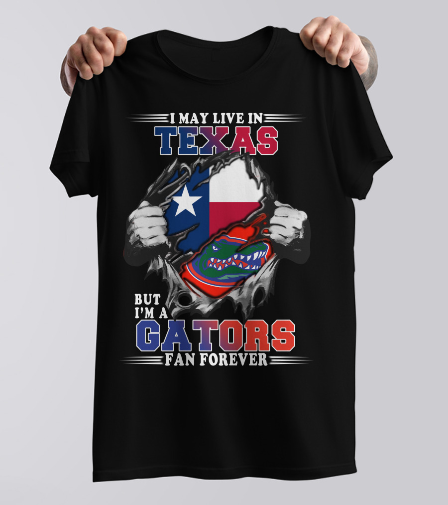 Texas Gators Fan Forever State Pride Combo T-Shirt