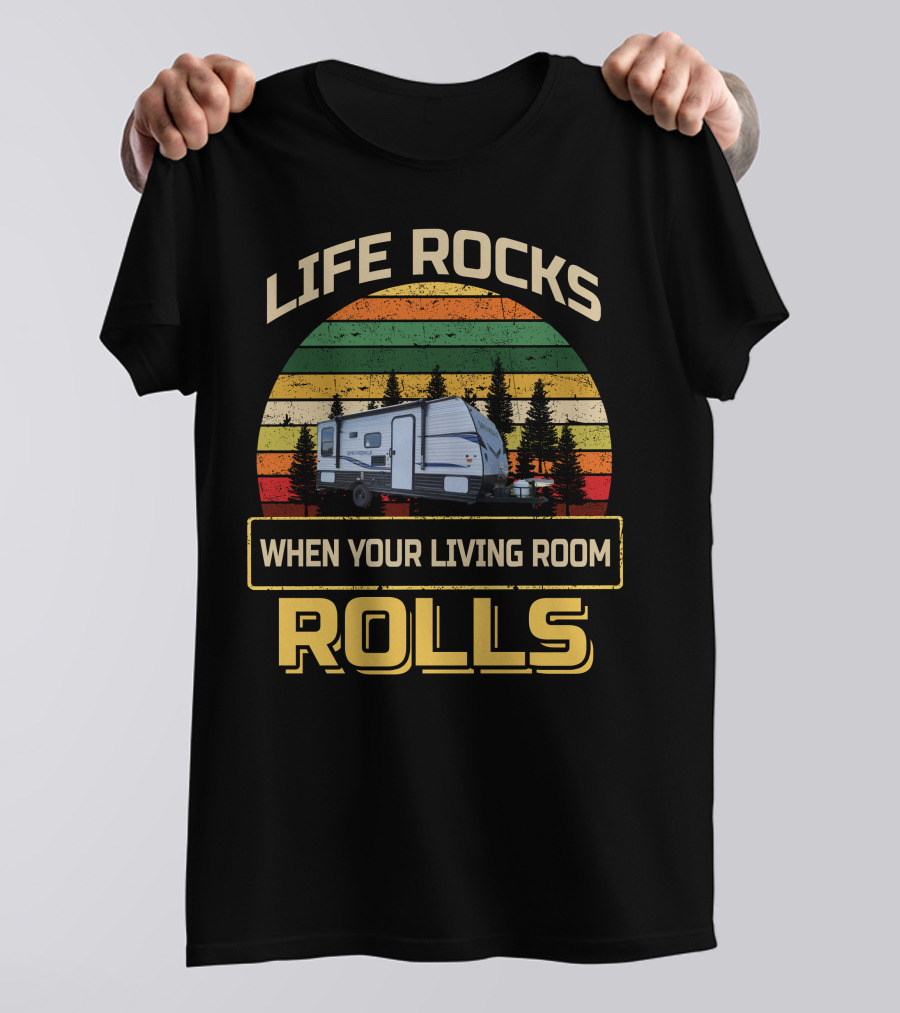 Life Rocks When Your Living Room Rolls Keystone Springdale Mini T-Shirt