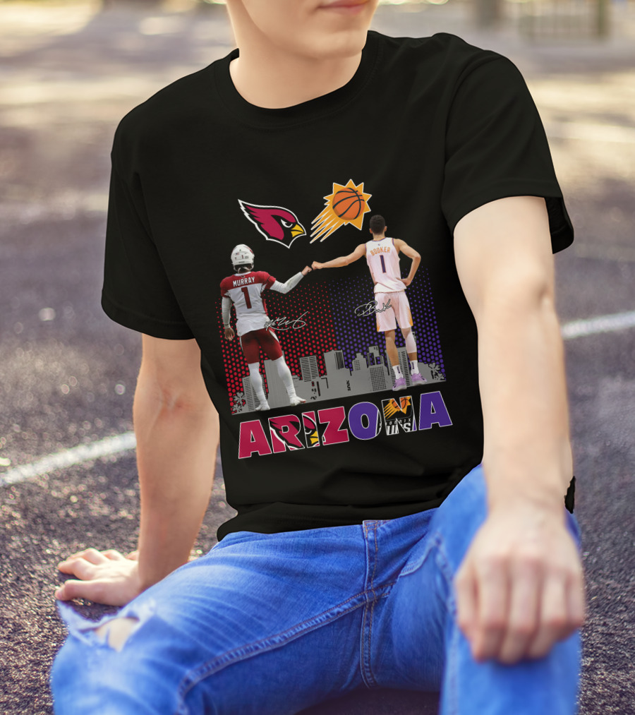 Arizona Cardinals Suns Murray Booker T-Shirt