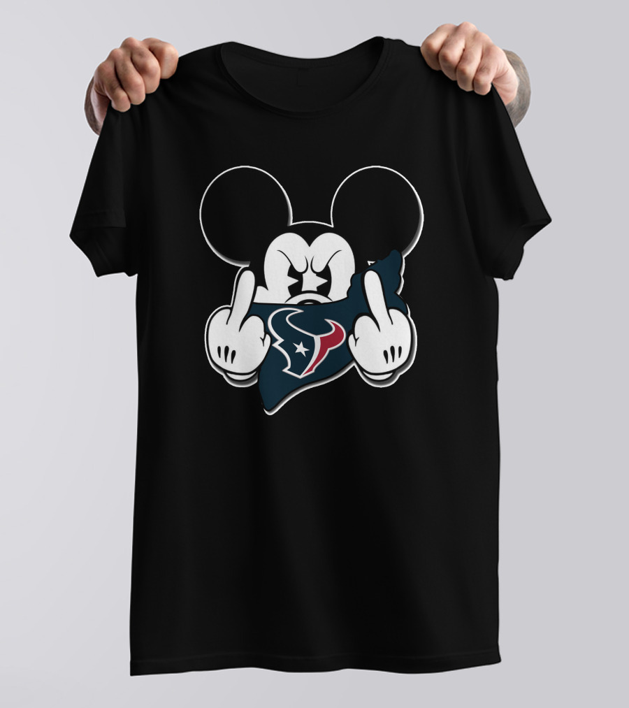 Mickey Mouse Houston Texans Gesture T-Shirt
