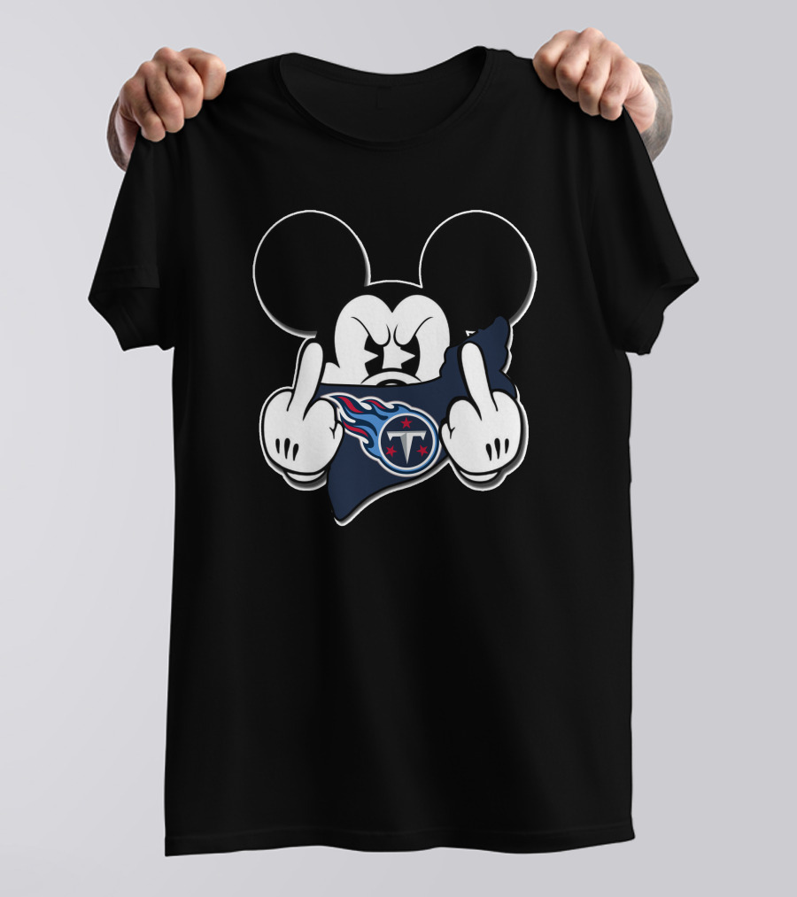 Mickey Mouse Tennessee Titans Crossover T-Shirt