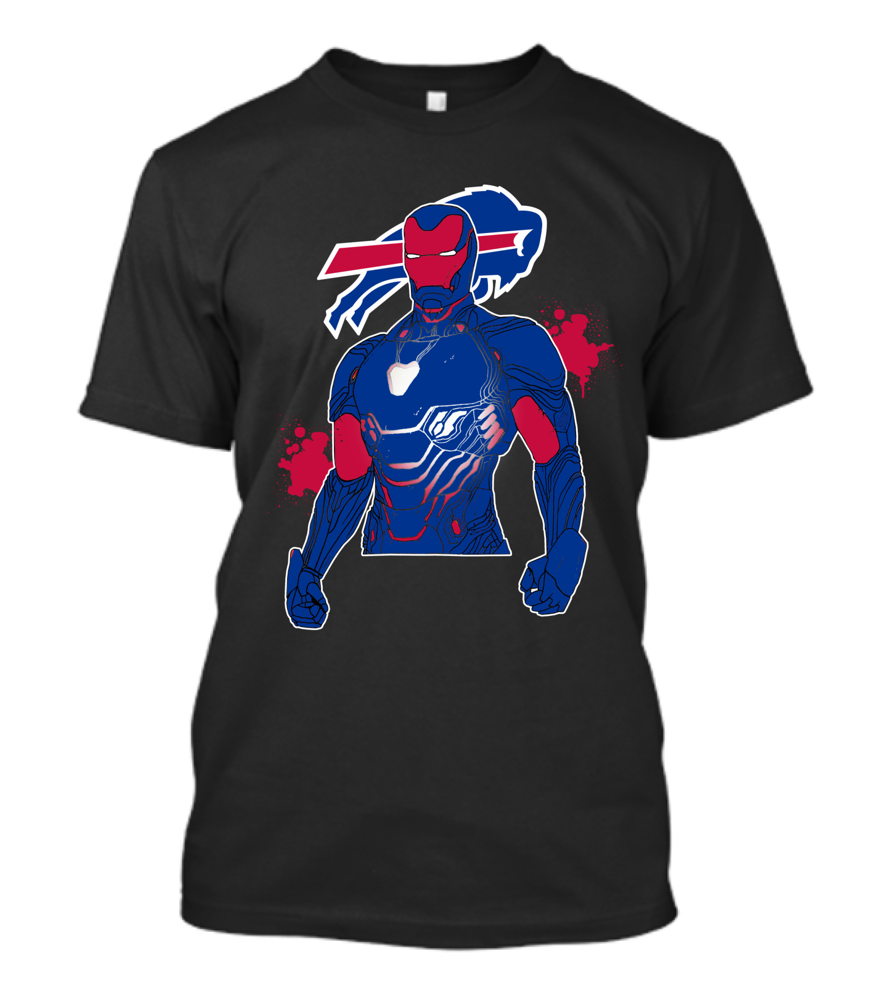 Iron Man Buffalo Bills Mashup T-Shirt