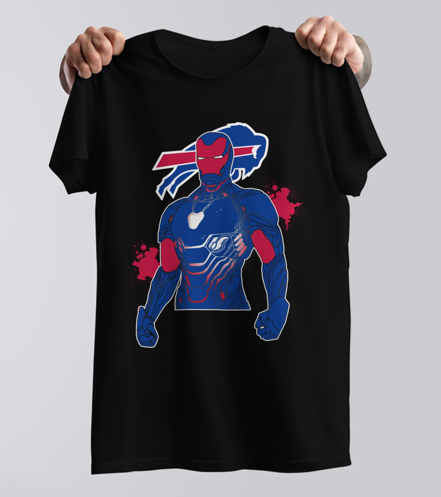 Iron Man Buffalo Bills Mashup T-Shirt