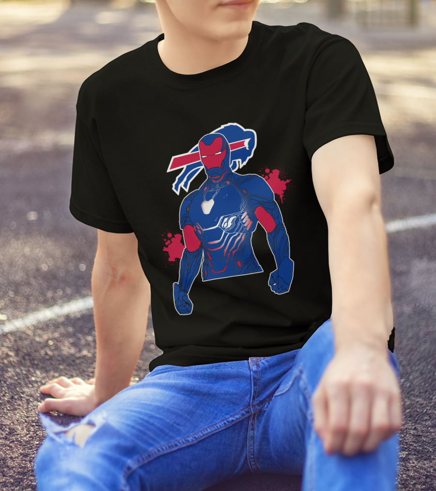 Iron Man Buffalo Bills Mashup T-Shirt