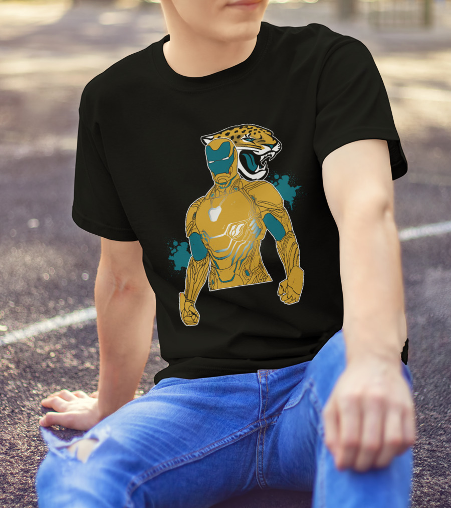 Iron Man Jaguars Crossover T-Shirt